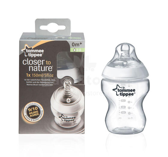 Tommee Tippee Art. 42240079  Closer To Nature Anti Colic  Бутылочка для кормления