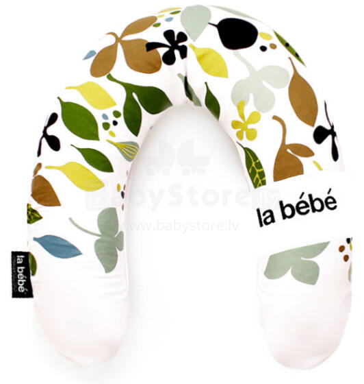La Bebe™ Rich Maternity Pillow Art.17037 Clipart Leaf Подкока для сна, кормления малыша 30x104 cm