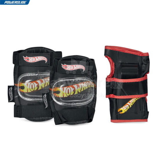 Powerslide Hotwheels Big logo 3set Art.980317  защитный комплект 