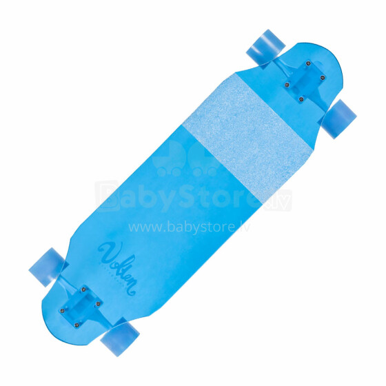Volten Ice clear sky blue longboard Art.620025  Детская Роликовая доска (Скейтборд)
