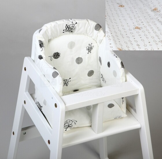 Trolių padas Maritos lokio menui. MAT-HCHWP01 minkšta pagalvėlė, pagaminta iš vandeniui atsparaus medvilninio audinio, skirta „Marita“ kėdei