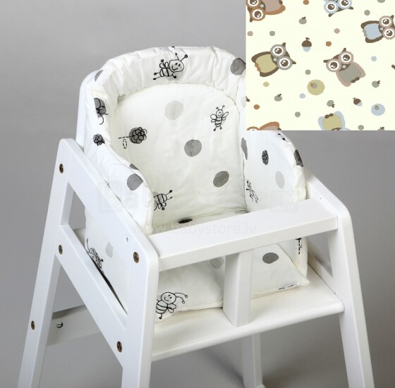 Troll Pad for Marita Owls Art. MAT-HCHWP01 Mīksts spilventiņš, no ūdens necaurlaidīga kokvilnas auduma, Marita barošanas krēsliņam