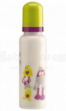 Thermobaby Divas  Art.2190124  Barošanas pudelītes ar silikona knupīti 330 ml .(2 gab)