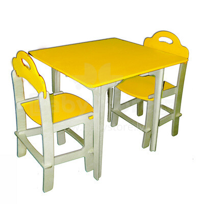 WoodyGoody Art. 59931 Комплект детской мебели Cтол и 2 стулa