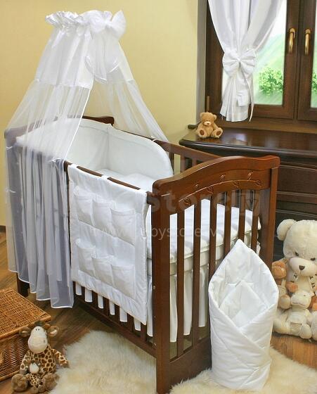 Mamo Tato 75157 Col. White Kokvilnas gultas veļas komplekts no 4 daļam (60/90x120 cm)