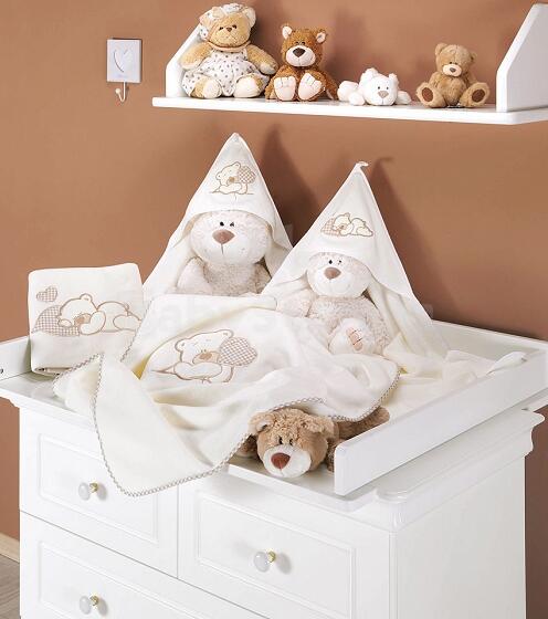 Mamo Tato Bear Art.5897 Bērnu Frotē Dvielis ar kapuci 100х100 cm