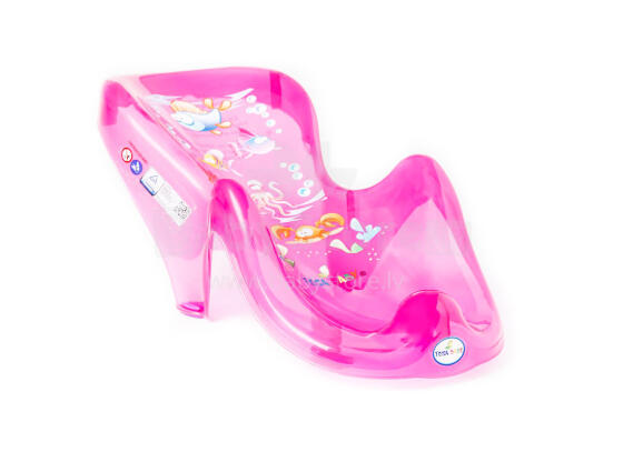 Tega Baby Aqua Art.AQ-003-117 Anti-slip Baby Bath Seat pink