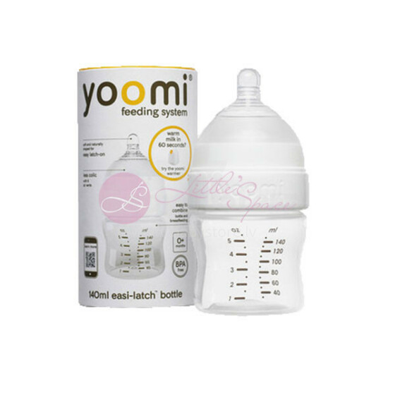 „Yoomi“ maitinimo sistema Art.85902 kūdikių maitinimo buteliukas, 140ml