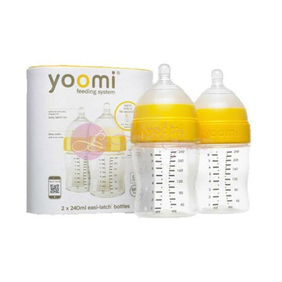 Yoomi Feeding System Art.85904 Bērnu barošanas pudelītes komplekts ,240ml