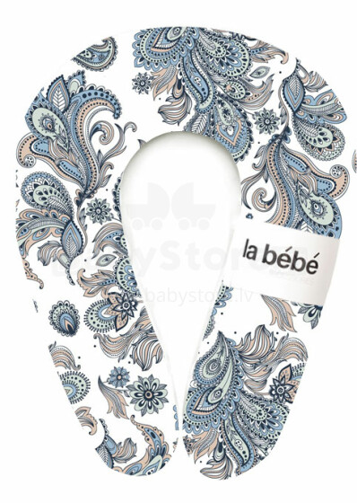 La Bebe™ Snug Satin Nursing Maternity Art.82503 Eastern Beauty Pillow with buckwheat filling 20*70cm