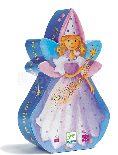 Djeco Puzzle Fairy  Art.DJ07225 Puzle - Feja un vienradzis