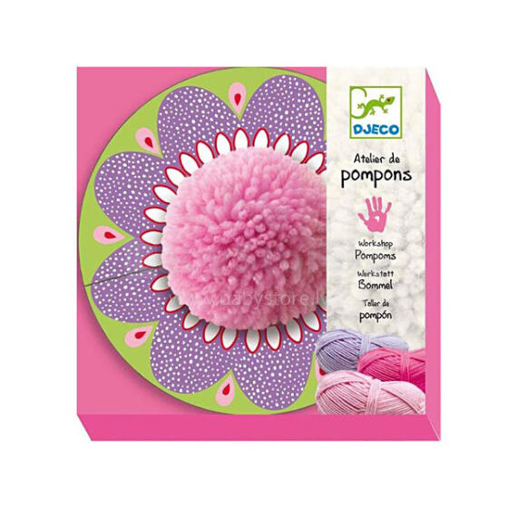Djeco Wool Workshop Pompoms  Art.DJ08850