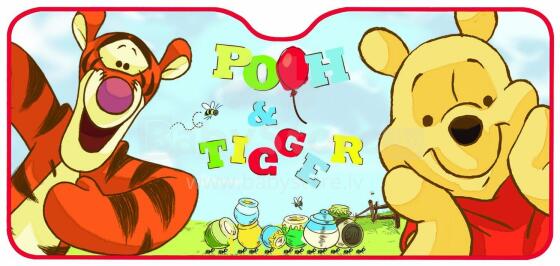Disney Winnie the Pooh Block UV Disney Mickey 60624 Aluminium automašīnas saules aizsargs priekšējām stiklām ar UV staru aizsārdzību