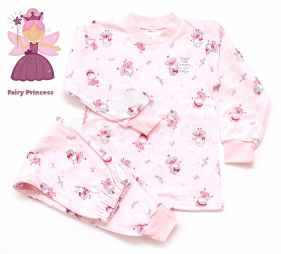 Galatex Art.22215 Fairy Princess Bērnu kokvilnas pidžama