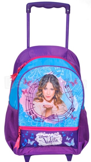 Patio Ergo School Backpack Art.86124 Школьный эргономичный рюкзак с ортопедической воздухопроницаемой спинкой и ручкой [портфель, ранец] VIOLETTA DVC-