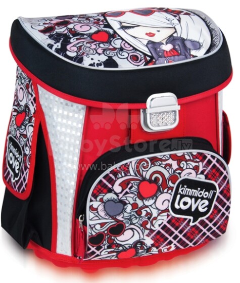 Patio Ergo School Backpack Art.86136 Школьный эргономичный рюкзак с ортопедической воздухопроницаемой спинкой [портфель, ранец] KIMMIDOLL 39833