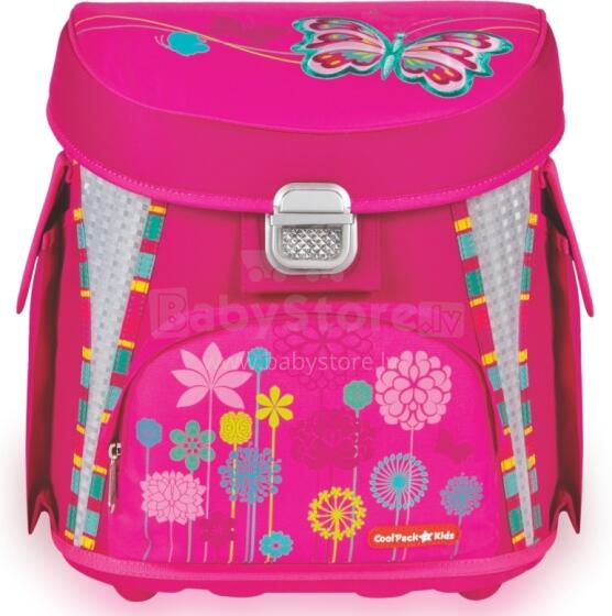 Patio Ergo School Backpack Art.86168 Bērnu ergonomiskā mugursoma [skolnieku ortopēdiskā mugursoma portfelis] Butterfly 56007