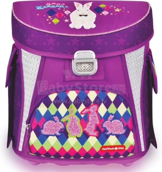 Patio Ergo School Backpack Art.86170 Bērnu ergonomiskā mugursoma [skolnieku ortopēdiskā mugursoma portfelis] Magic 56038