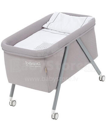 Interbaby Basic Crib Grey Art. 52426