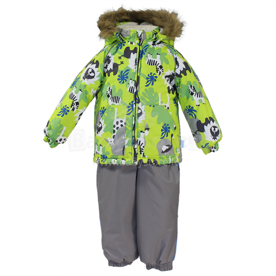 Huppa'17 Avery Lion Art.41780030-63147 Šilta kūdikių žieminė šiltų kostiumų striukė + kelnės (98cm)