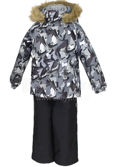 Huppa'17 Winter Art.41480030-63448 Утепленный комплект термо куртка + штаны [раздельный комбинезон] для малышей(размер 104-122 см)