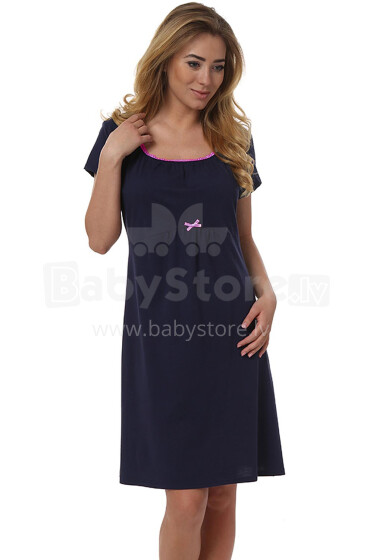 Italian Fashion Dagna Col.Granat Хлопковая ночная рубашка для беременных/кормления с коротким рукавом