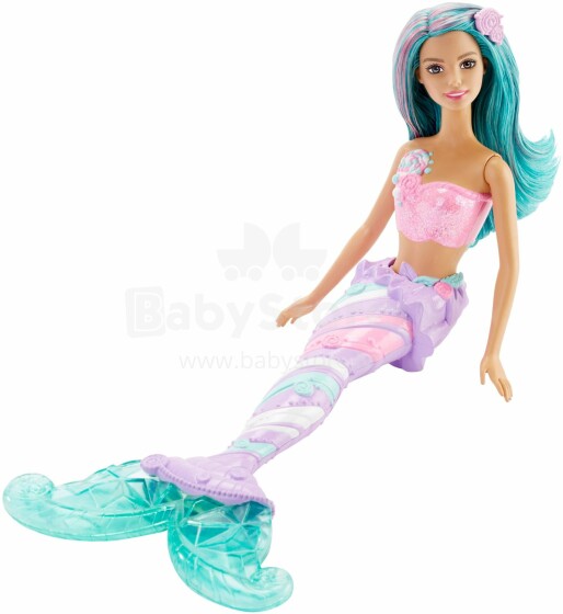 Mattel Barbie DreamTopia lėlės menas. DHM45 lėlė Barbė undinė