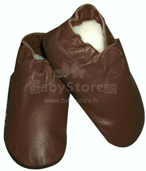 Pippi 1433-235 Leather slippers dejošanas čībiņas bērniem no dabīgas ādas