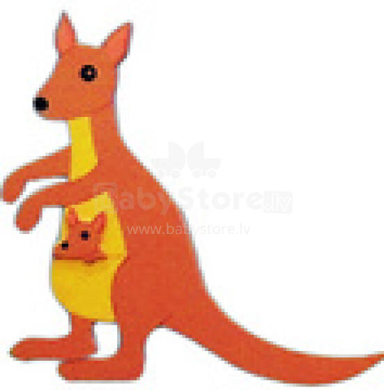WoodyGoody Art. 52147 Sienu aplikācija 'Ķengurs'