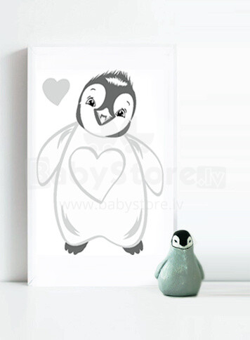 WoodyGoody menas. 51537 „Pingvinas“ dekoras