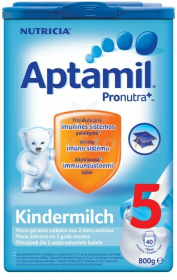Aptamil Kindermilch 5 Art.86476 молочный напиток, с 24 мес., 800гр