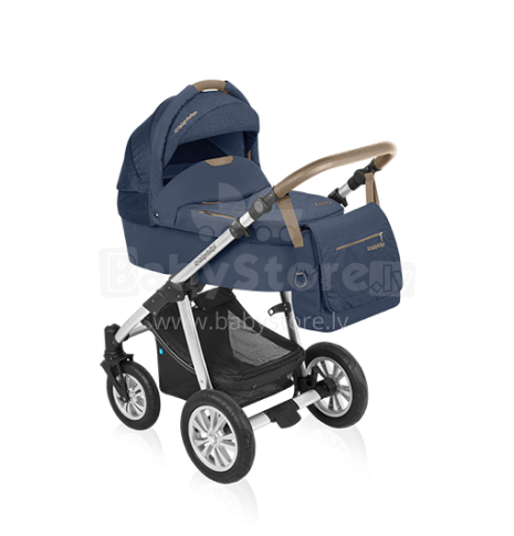 Kūdikių dizainas '17 Dotty Denim Col. 13 vežimėlių du viename