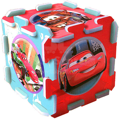 Cars Art.60298 Grīdas puzle paklājiņš no 8 elementiem