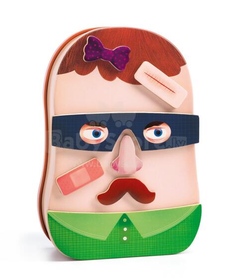 Djeco Wooden games Potraito Art.DJ03080 Attīstoša magnētiska spēle