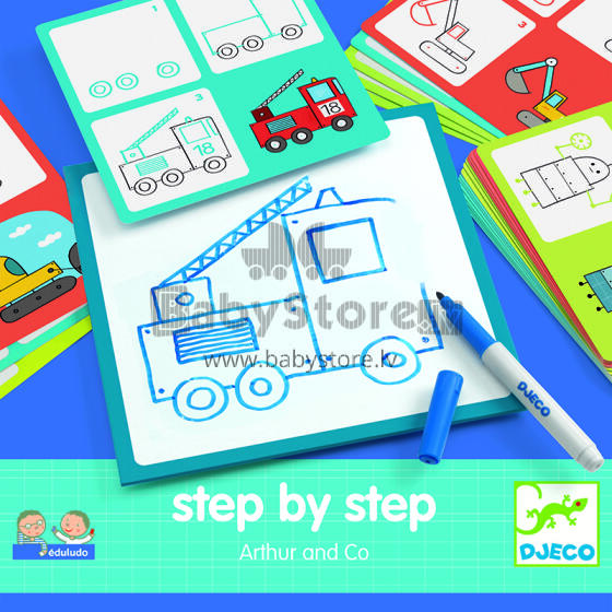 Djeco Step by Step Arthur Art.DJ08321 Набор для рисования Жозефина