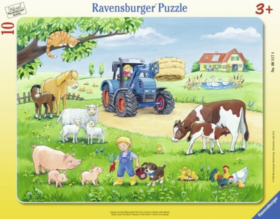 Ravensburger Puzzle  061174V 10 gb. Mājdzīvnieki