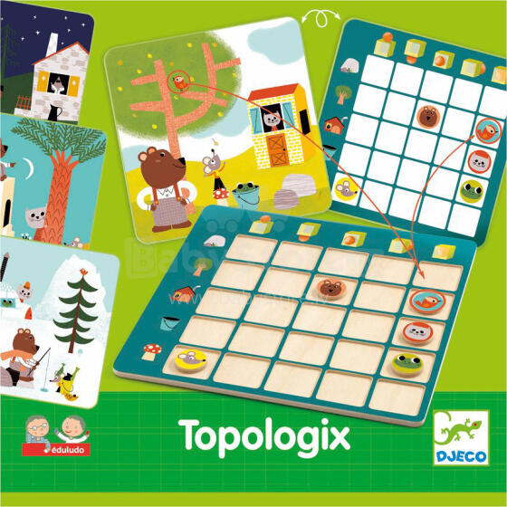 Djeco Eduludo Topologix Art.DJ08354 attīstošā spēle