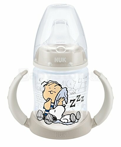 Nuk First Choice Snoopy  Art.10215194  Бутылочка-поильник  с насадкой для питья с силиконовой соской с 6 мес. 150 мл.