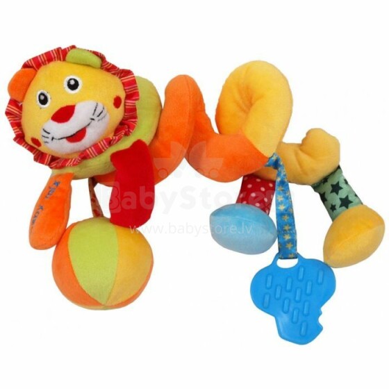BabyMix Art.STK-15035LI Lion žaislinė spiralė vežimėliui ar lovai Kat