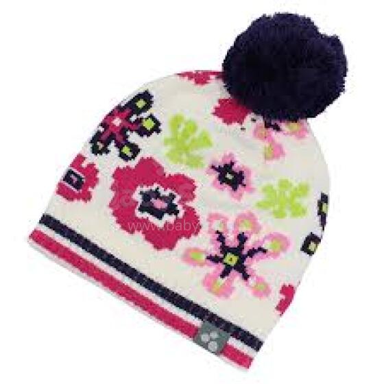 Huppa '17 Floral Art. 80360000-60020 Mazuļu adīta ziemas cepure (izm.L-XL)