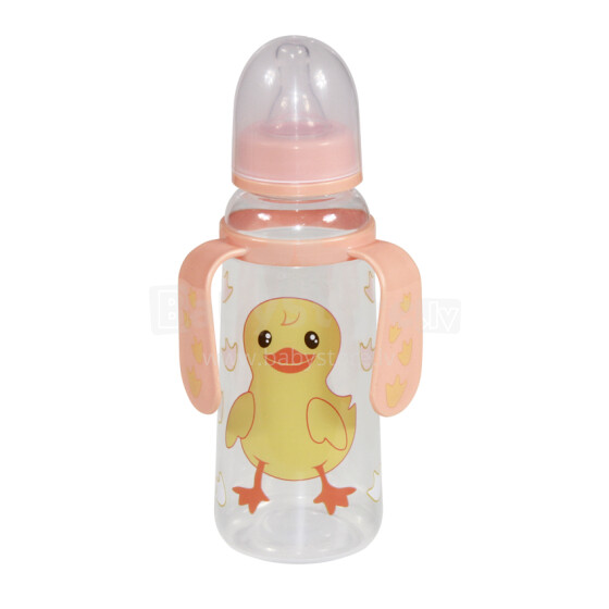 „Lorelli Baby Care Duck Art.1020068“ sportinis butelis su rankenomis 250 ml