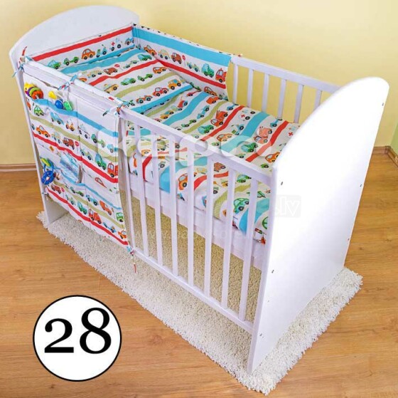 Kapri Baby Auto  Комплект детского постельного белья из 4-х частей 100x135 cm