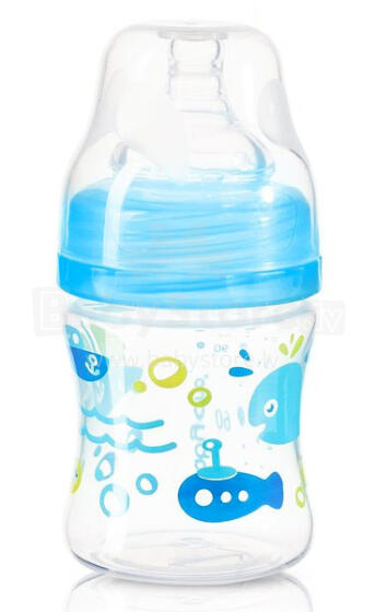 BabyOno Art.402 Антиколиковая бутылка с широким горлышком 120 мл