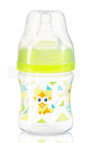 BabyOno Art.402 Anti-koliku barošanas pudele ar platu kakliņu 120ml