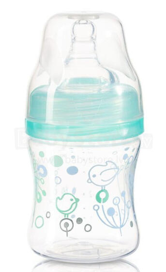 BabyOno Art.402 Anti-koliku barošanas pudele ar platu kakliņu 120ml