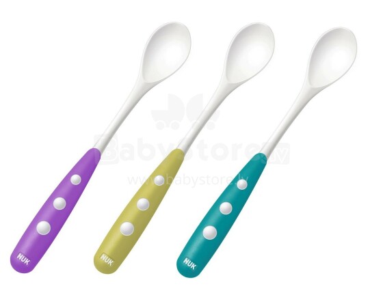NUK Feeding Spoon Art.SE36 Bērnu karotīšu komplekts 2 gab. no 6 mēn.