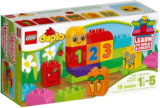  Lego Duplo Learn  Art.10831  Конструктор для малышей Цифры