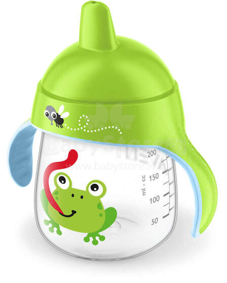 Philips Avent Sip no Drip  Art.SCF753/04  Klasiskā mācību krūzīte ar rokturiem un stingru snīpi 260 ml, 12m+