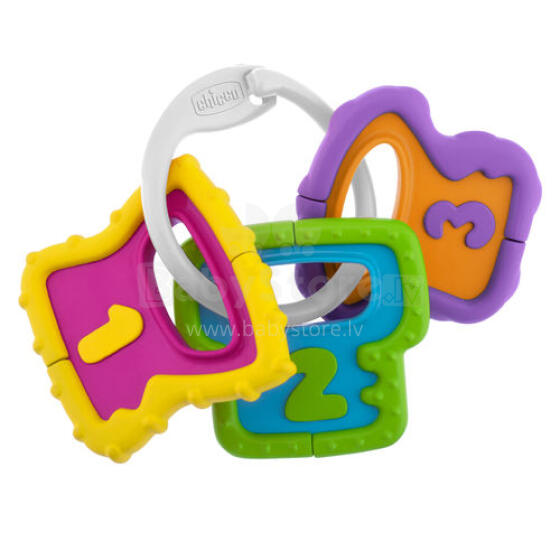Chicco Art.05953.00 Zobu rinķis -atslēgas 3m+