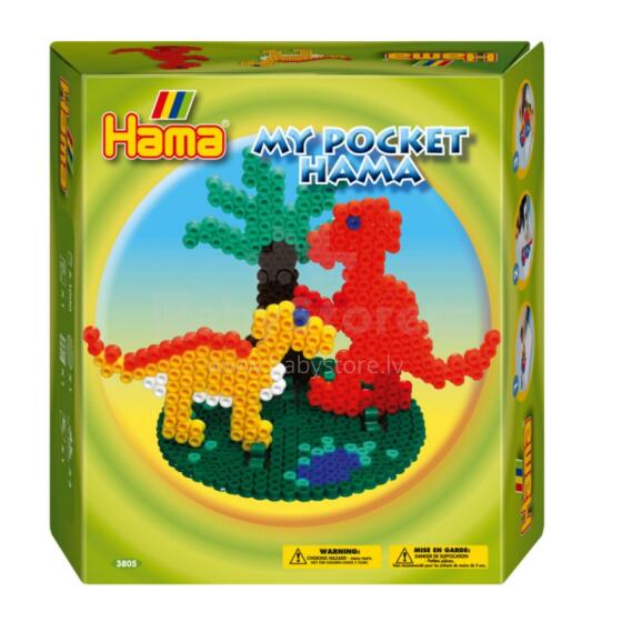 Hama Midi Dinosaurs Art.3805H Komplekts meitēnem
